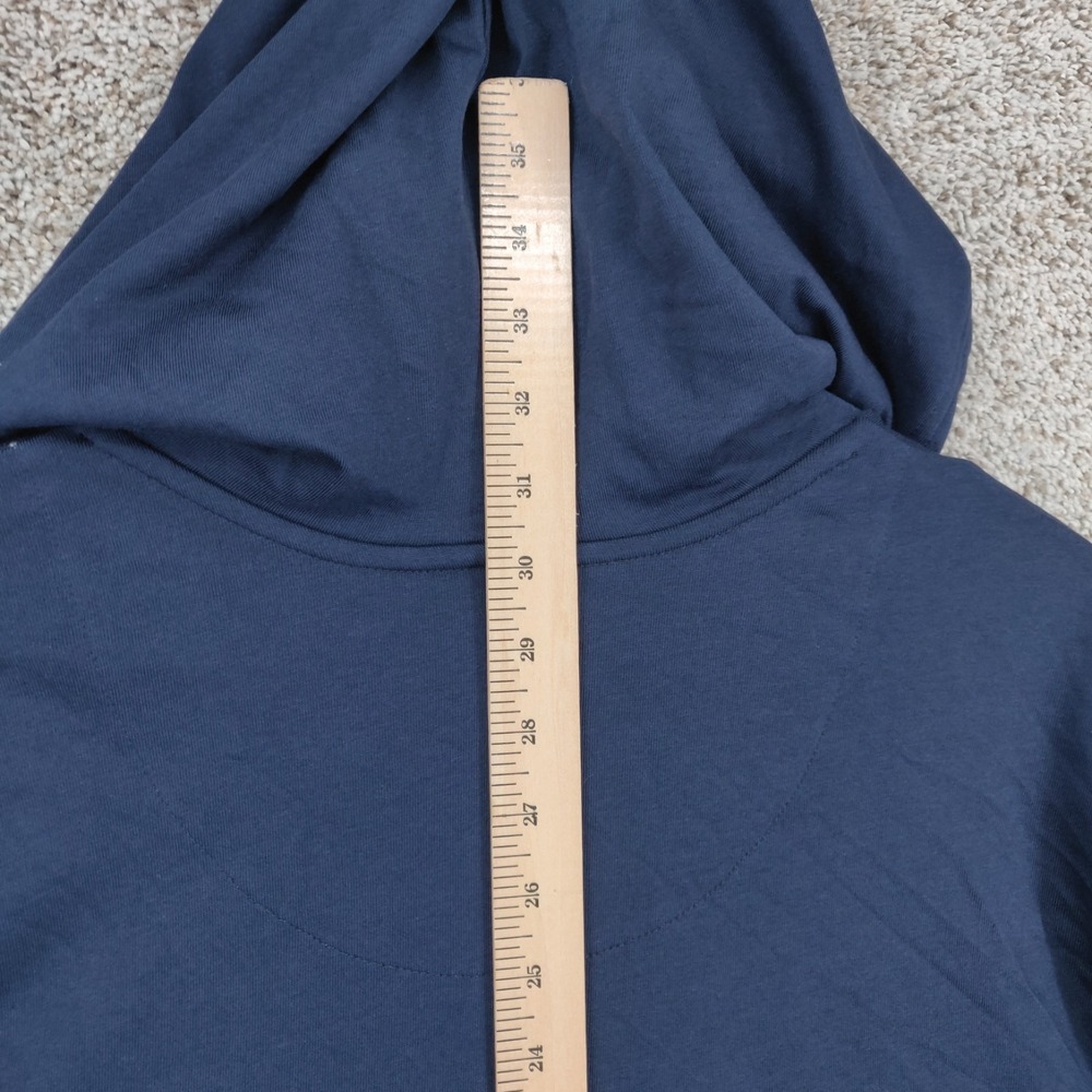 Polo Ralph Lauren Lightweight Hoodie Mens XL Blue Long Sleeve Pony Logo - Picture 10 of 13